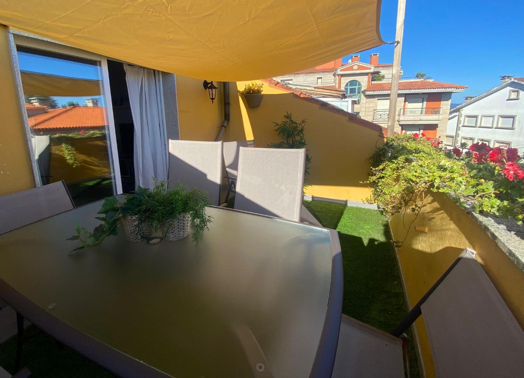 Bonito apartamento en la playa Sanxenxo Exterior foto