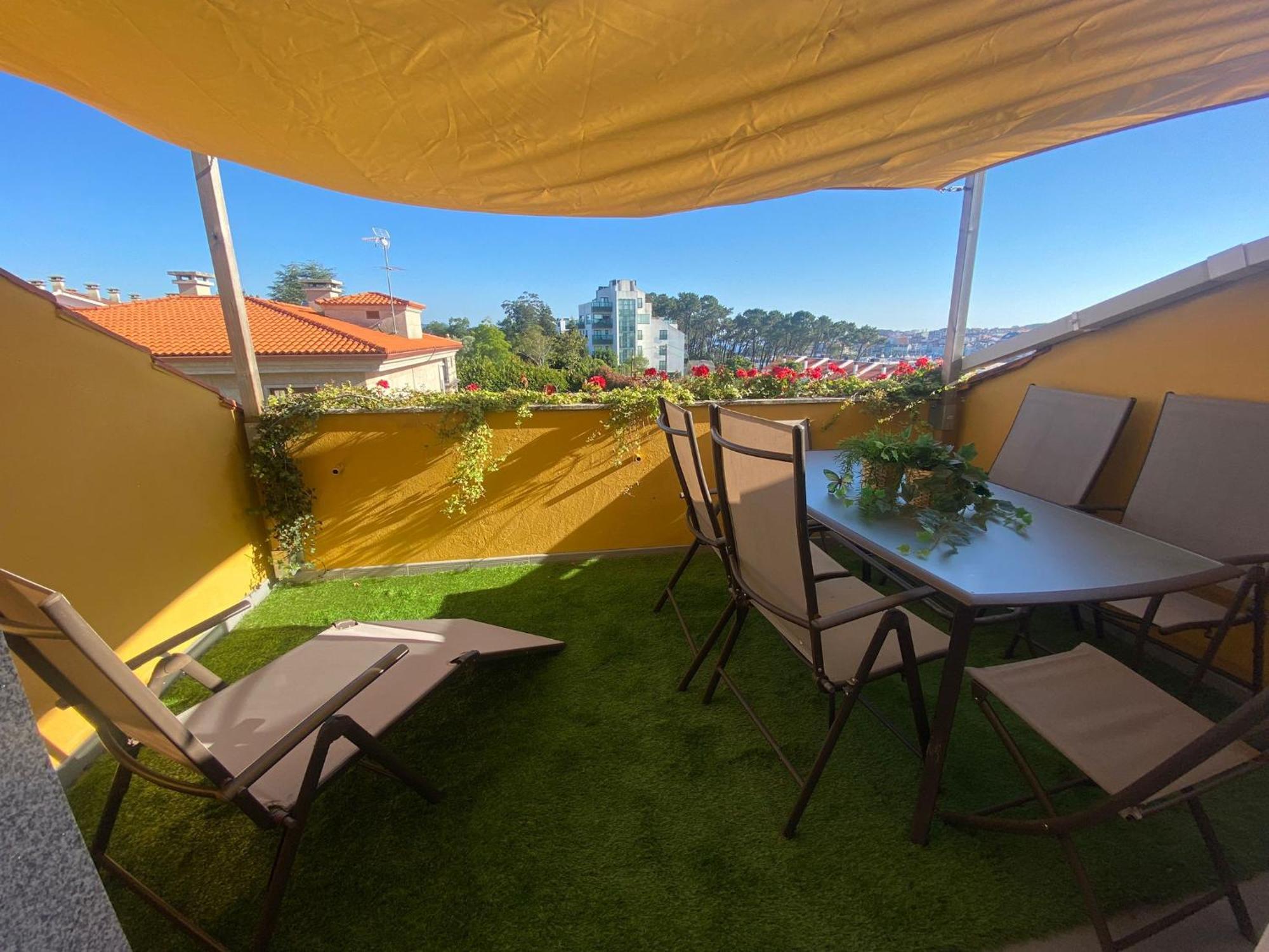 Bonito apartamento en la playa Sanxenxo Exterior foto